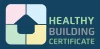 Selo oficial da certificação internacional Healthy Building Certificate